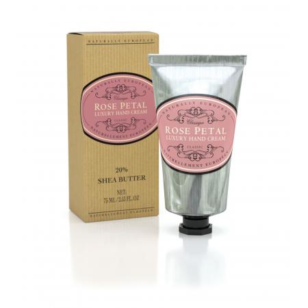 Naturally European Hand Cream75ml Tube (boxed) Rose Petal