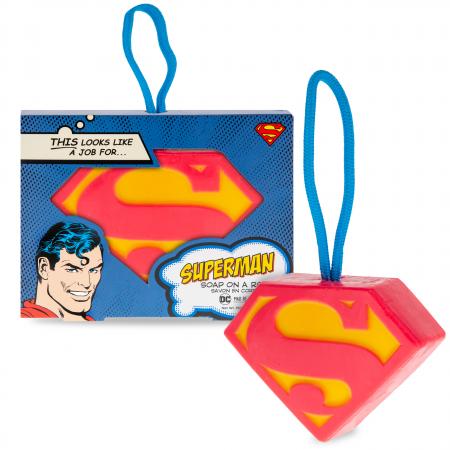 Warner Bros Dc Comics Superman Soap On A Rope 150g
