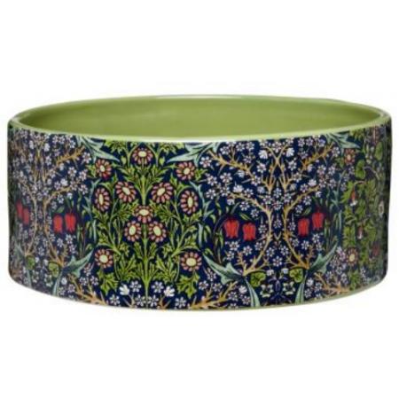 William Morris At Home Canine Companion Ceramic Feeding Bowl (size Small) 14.5cm (dia) X 5cm (h)