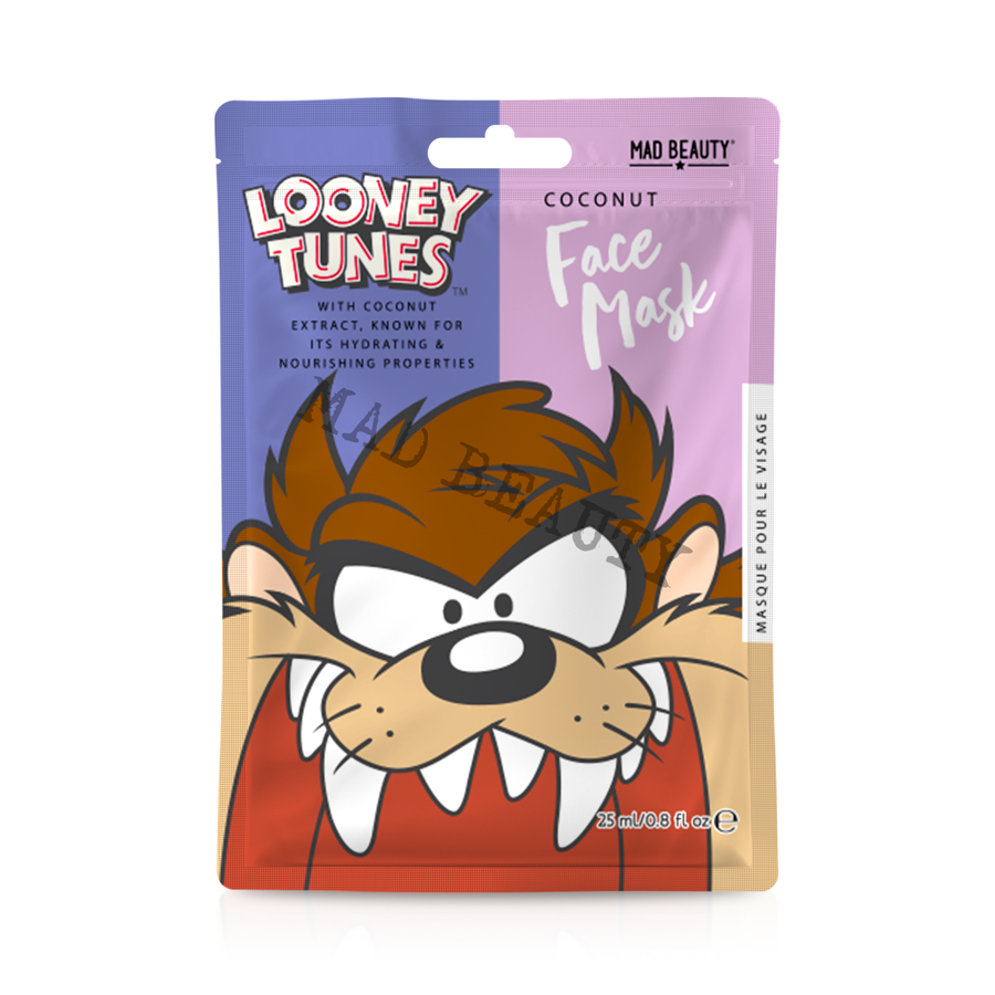 Warner Bros Looney Tunes Taz Sheet Face Mask