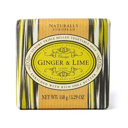Naturally European Ne Soap 150g Ginger & Lime
