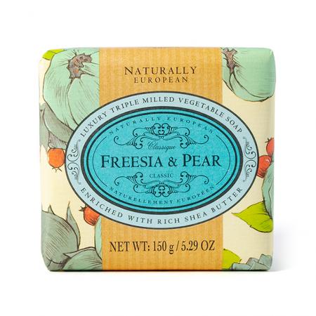 Naturally European Ne Soap 150g Freesia & Pear
