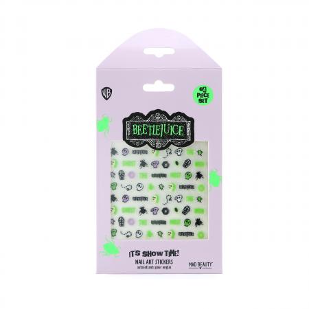 Warner Bros Beetlejuice Nail Art Stickers