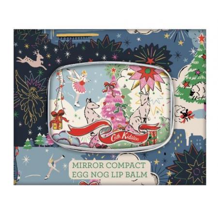 Cath Kidston A Christmas Sky Mirror Compact Lip Balm 6g (in Display Tray)